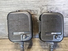 (Lot of 2) M/A-Com KRY101 1617/283 2-Way Radio Remote Speaker Microphone Mic