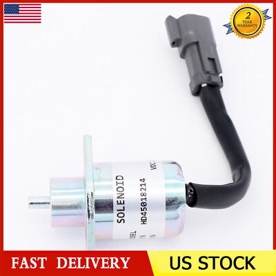 2848A278 Fuel Shut Off Solenoid For CAT 236 246 Skid Steer Perkins