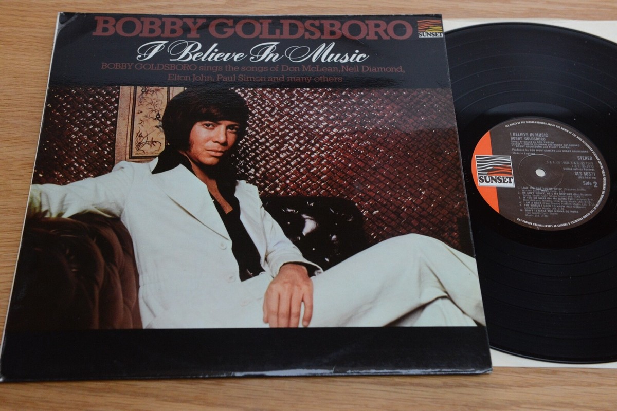 Bobby Goldsboro ‎ I Believe In Music LP Sunset Records ‎ SLS 50371