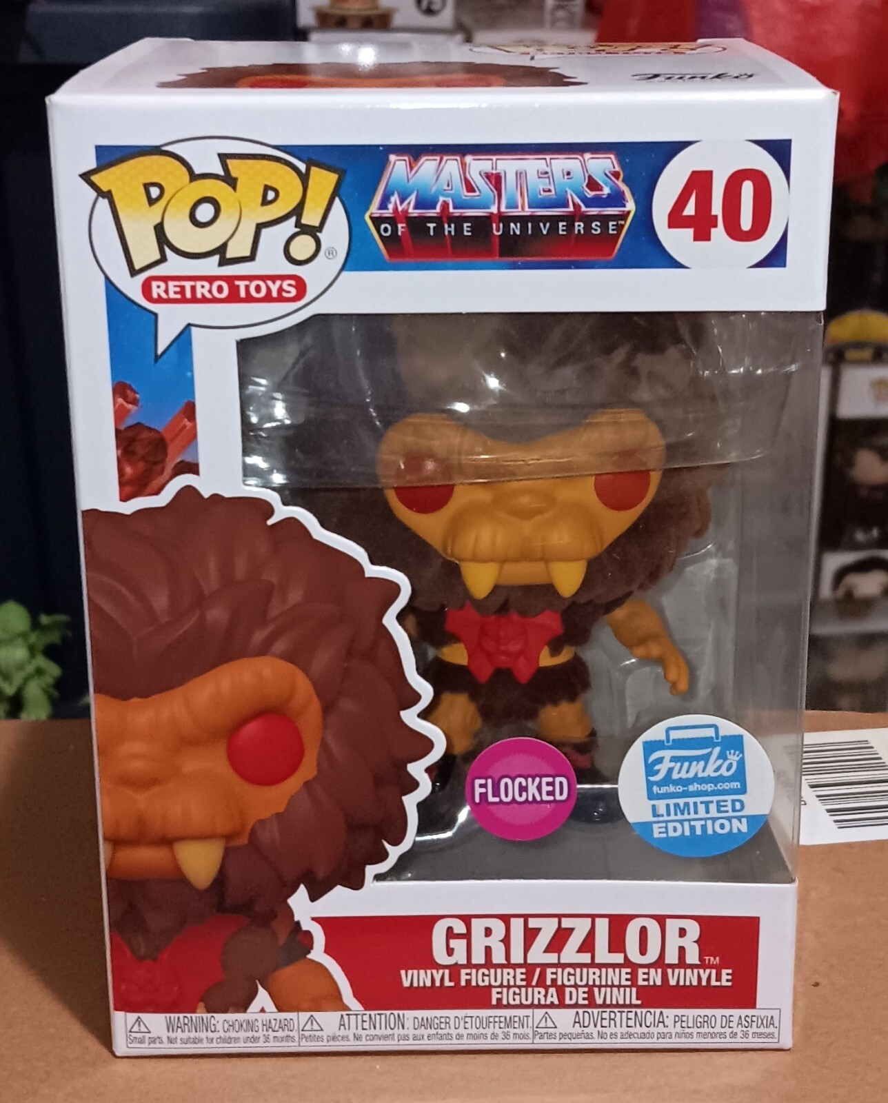 Funko POP! - Grizzlor (Flocked) - Masters of the Universe  - Retro Toys #40 - NM
