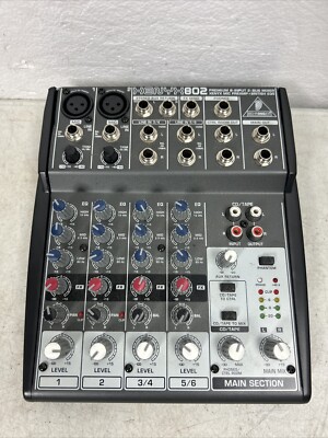 Behringer XENYX Q802USB 8-input 2-bus Mixer for sale online | eBay