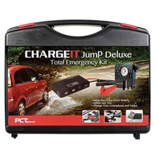 ChargeIT Jump Deluxe Total Emergency Kit - Battery Jump Starter & Compressor