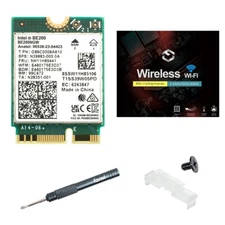 WiFi 7 Intel BE200NGW M.2 Wifi Card Tri Band BT5.4 Network Adapter Wi-Fi 7 BE200