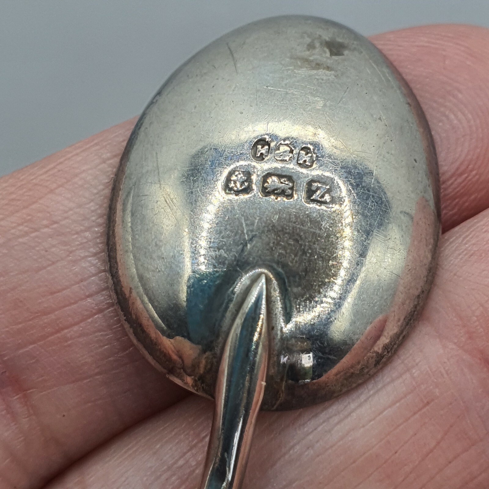 Photo 8 of Antique Boxed Hallmarked Silver Coffee Spoons By Harrods London 1924 
