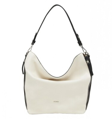 Picard Schultertasche 2509 Zip it creme schwarz Damen Handtasche