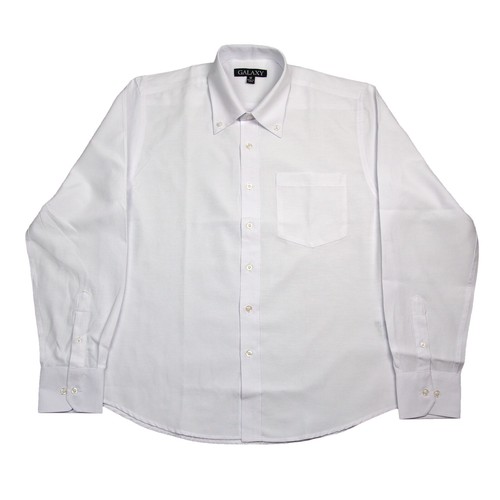 Men's White Oxford Shirt Long Sleeve 