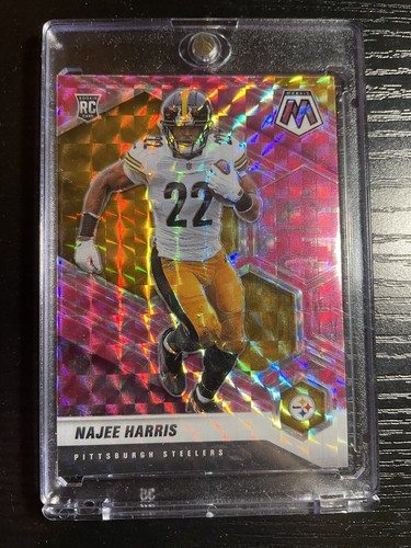 Najee Harris Rookie Card Pink Camo Prizm NFL DEBUT 2021 Panini 