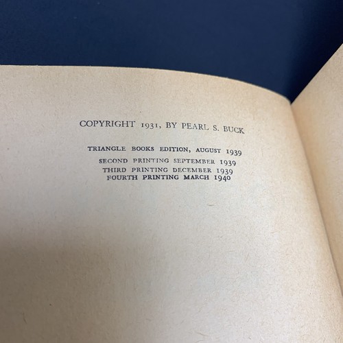 The Good Earth by Pearl S. Buck 1940 Triangle Books - Hardcover W/ DJ 4th Print - Picture 11 of 22