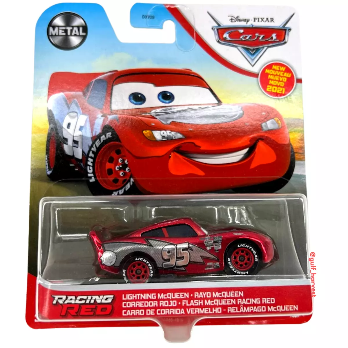 Carro Basico Cars - Lightning McQueen MATTEL