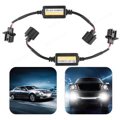 H13 9008 LED Headlight Error Free Canbus Decoder Anti-Flicker Resistor For Dodge
