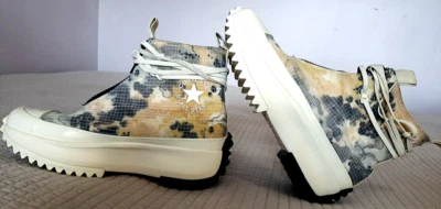 Converse Run Star Hike Zip Beige Camo 170776C Sneakers Men 4.5 / Women 6 Unisex - Photo 1/4