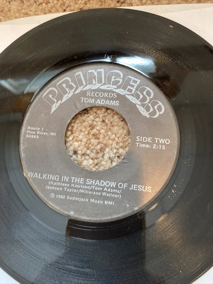 45 Rpm Vinyl Kathleen Knutson, Walking In The Shadows/ Betond The Quiet Valley Foto 2 de 4