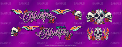 Water Slidel Decals FOR HOT WHEELS '83 Chevy Silverado DIA DE LOS MUERTOS 049