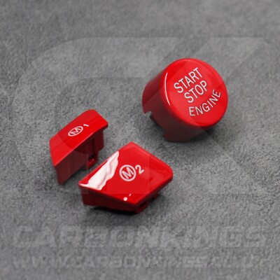 M1 M2 Pulsante Trim Per BMW M2 M3 M4 M5 M6 F80 F87 F82 F83 F10 Pulsante Di Arresto Di Avviamento Motore Copertura Di Accensione Auto Trim Decorazione - Foto 10