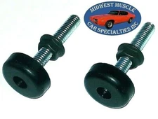 59-81 GM Fender Body Hood Adjuster Adjusting Support Bumper Bump Stop Bolt 2pc C
