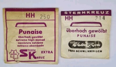 Plexi Glas Sternkreuz für Armbanduhr HH Hochgewölbt von Größe 250 bis 340