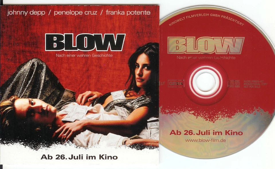 Interview-CD Johnny Depp BLOW (2001) Penélope Cruz Audio Radio PressKit Promo - Bild 2 von 3