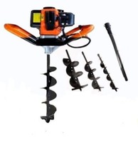 MOTOTRIVELLA A SCOPPIO 52 CC KIT PUNTE TRIVELLA 10/15/20 CM + PROLUNGA 40 cm