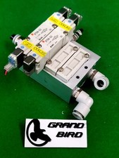 SMC SY7240-5LZ Solenoid Valve Base Mount W/ SY7240-5LZ (2), USED