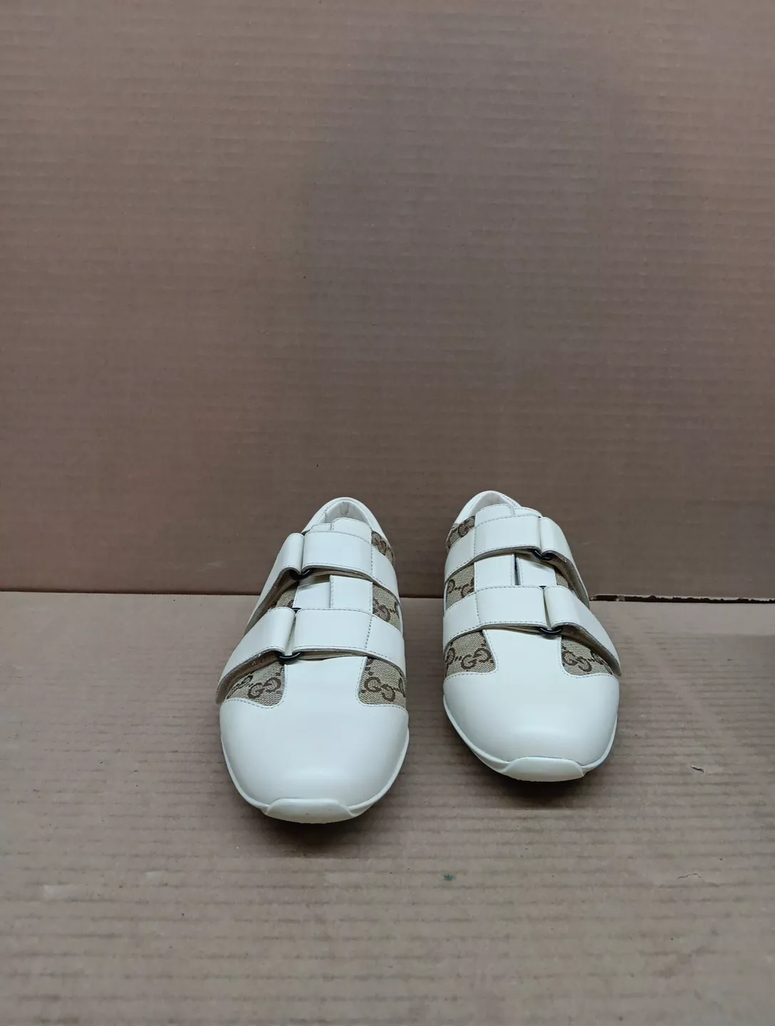Gucci Pelle S.gomma Homme Style   121830 a3n30, Myst Blanc/Beige, Eur Taille 36/Taille 6
