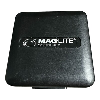 MagLite Solitaire Mini Flashlight Blue Aluminum No Battery