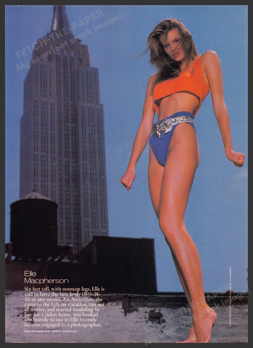 Elle Macpherson Década De 1980 Elle Macpherson La Modelo Que Quiso 