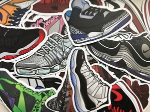 jordan shoe stickers