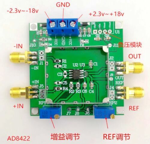 AD8422 Single Supply Microvolt Small Millivolt Signal Instrumentation ...
