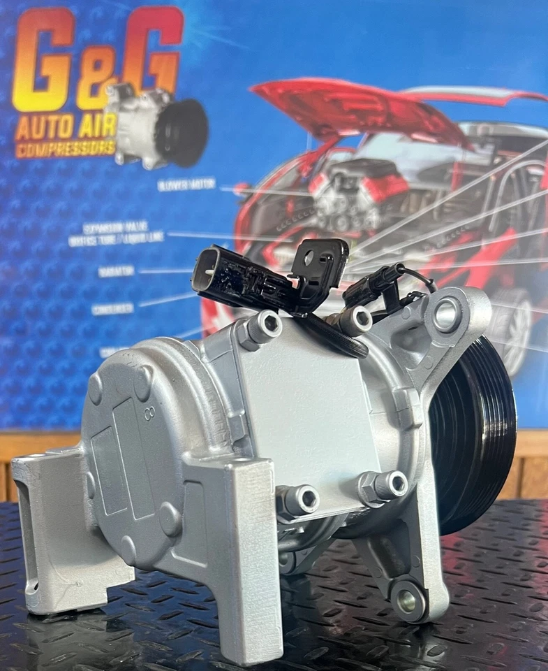 COMPRESOR DE AIRE ACONDICIONADO APTO PARA TOYOTA SUPRA 93-98, LEXUS SC300 92-00, 77310 Foto 4 de 4