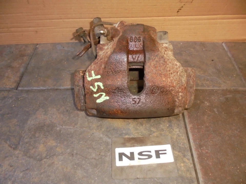 AUDI A4 2002 2.5 TDI V6 NEARSIDE PASSENGER SIDE FRONT BRAKE CALIPER ATE 886 - Image 1 of 1