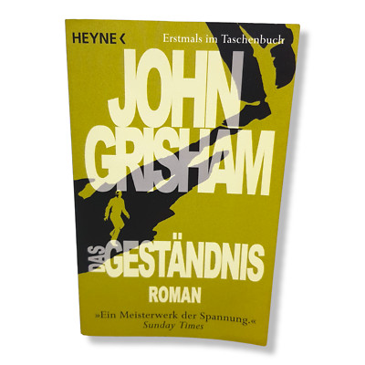 Das Geständnis John Grisham Roman Taschenbuch Heyne Schuldig für Immer Mord