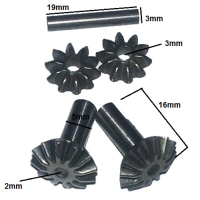 SATELLITE AND PLANETARY GEAR SERIES 2+2 + SHAFT 1 SPARE PARTS SABATTINI 0803
