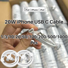 USB Type C PD Fast Charger Cable Lot For iPhone 8 11 12 13 14 XR X Charging Cord
