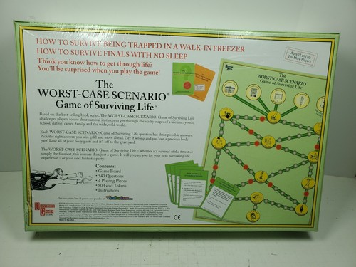 The WorstCase Scenario Game of Surviving Life Board Game New University Games - Picture 2 of 4