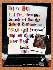 1994 Sega Channel Christmas Original Advertisement / Retro Wall Art v4