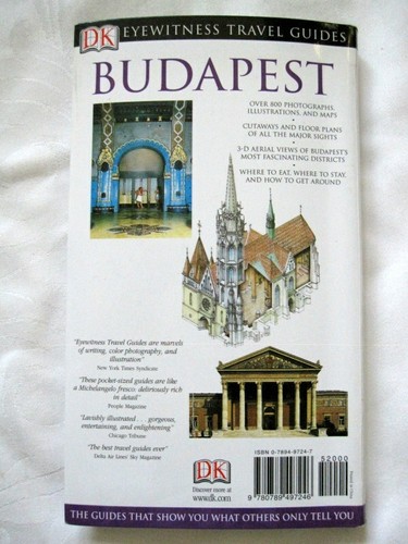 DK Eyewitness Travel Guide: Budapest 2004 brand new - Bild 2 von 12