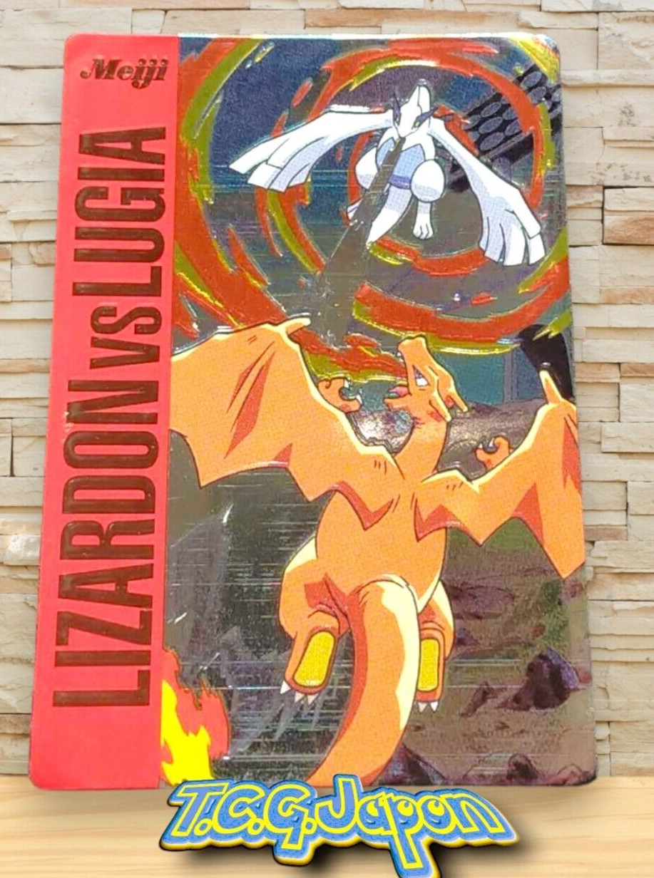 Pokemon Meiji Get Card Promo Lugia VS Charizard 13 Art Holo Battle Set Japanese