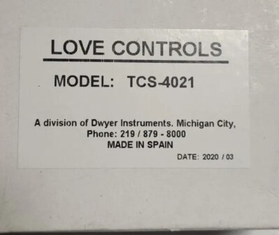 ''NEW'' DWYER INSTRUMENTS   TCS-4021 TCS4021