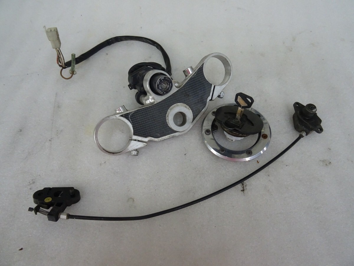 E8. Kawasaki ZXR 750 Lock Set Fork Bridge Top | eBay