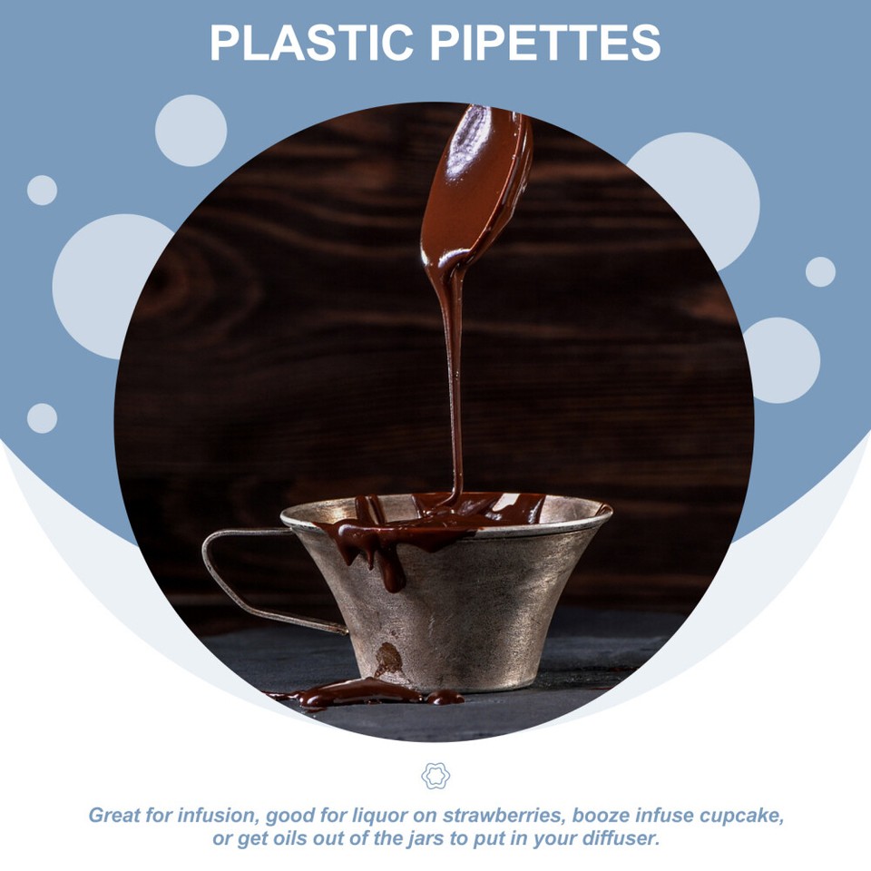 Squeeze Transfer Pipettes Scientific Reusable Mini Cake Tool Child eBay