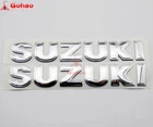 18cm 3D Chrome Silver Fuel Tank Fairing Emblem Badge Decal for Suzuki Motorcycle