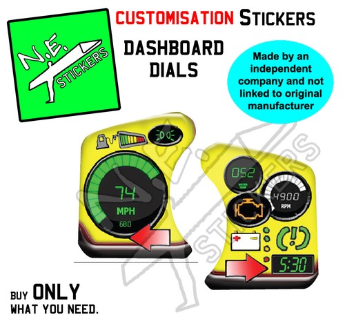 Replacement stickers TO FIT 2022+ Little Tikes™ Cozy Coupe ® toy car 6th gen NEW - Picture 4 of 21