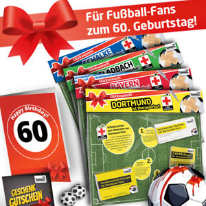 60 Geburtstag Bundesliga Notfall Set Witziges Geschenk Fur Manner Ebay