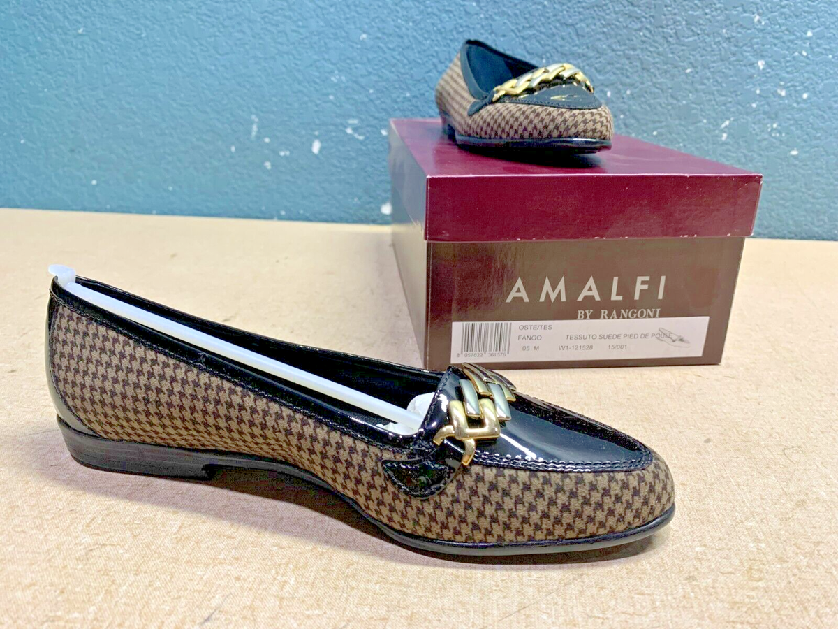 AMALFI BY RANGONI OSTE/TES TESSUTO SUEDE PIED DE POULE NOS M WOMENS SHOES