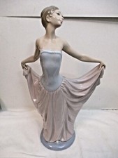 Lladro 5050 Spain Daisa 1970s Hand Made The Dancer Woman Porcelain Figurine Vtg