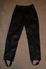 Womens VTG Wilsons Leather Black Pants SZ 6 Stir up CHECK PICS FOR MEASUREMENTS 