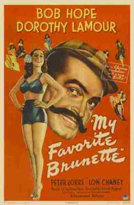 My Favorite Brunette 01 Film A4 Poster Druck 10x8