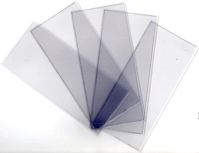 5 - GUARDHOUSE MODERN CURRENCY HOLDERS - 3 x 6.5 - UNPLASTICIZED 7 mil SLEEVES