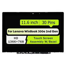 11.6" for Lenovo WinBook 300e 2nd Gen 81M9 LCD Touch Screen W/ Bezel 5D10T45069