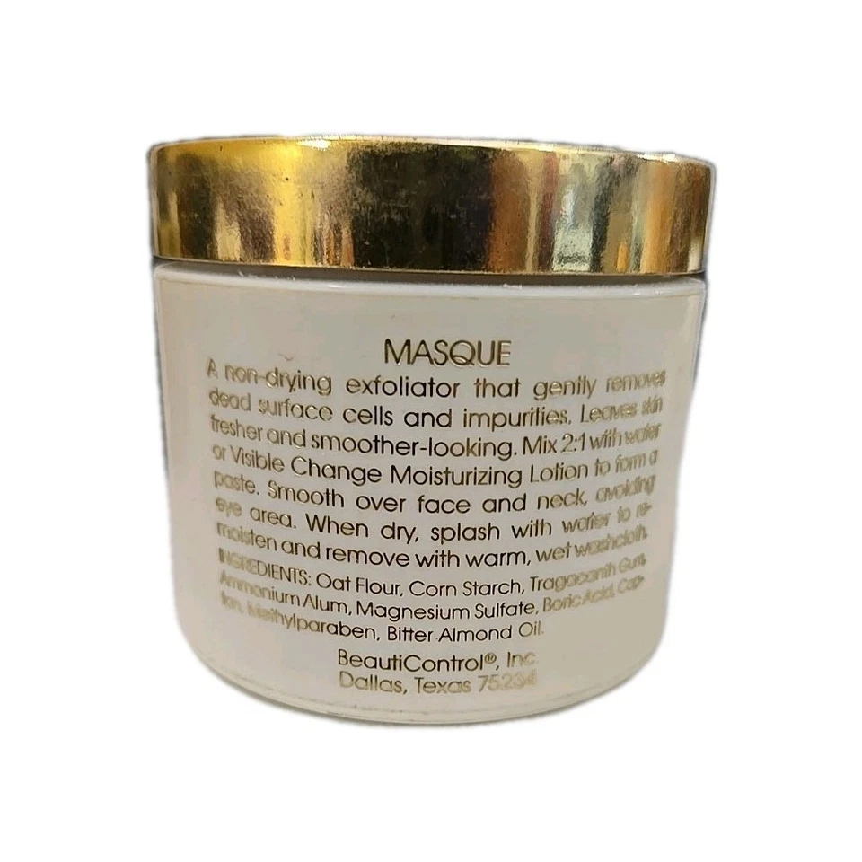 BeautiControl Cosmetics Masque 3oz New Old Stock Dallas Texas - Image 2 of 2